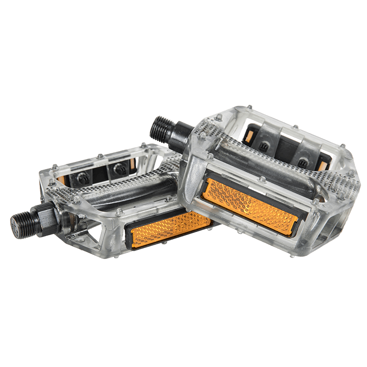 картинка Педали FP-801 Feimin, пластиковые, 9/16" | велосалон Драйв г. Липецк
