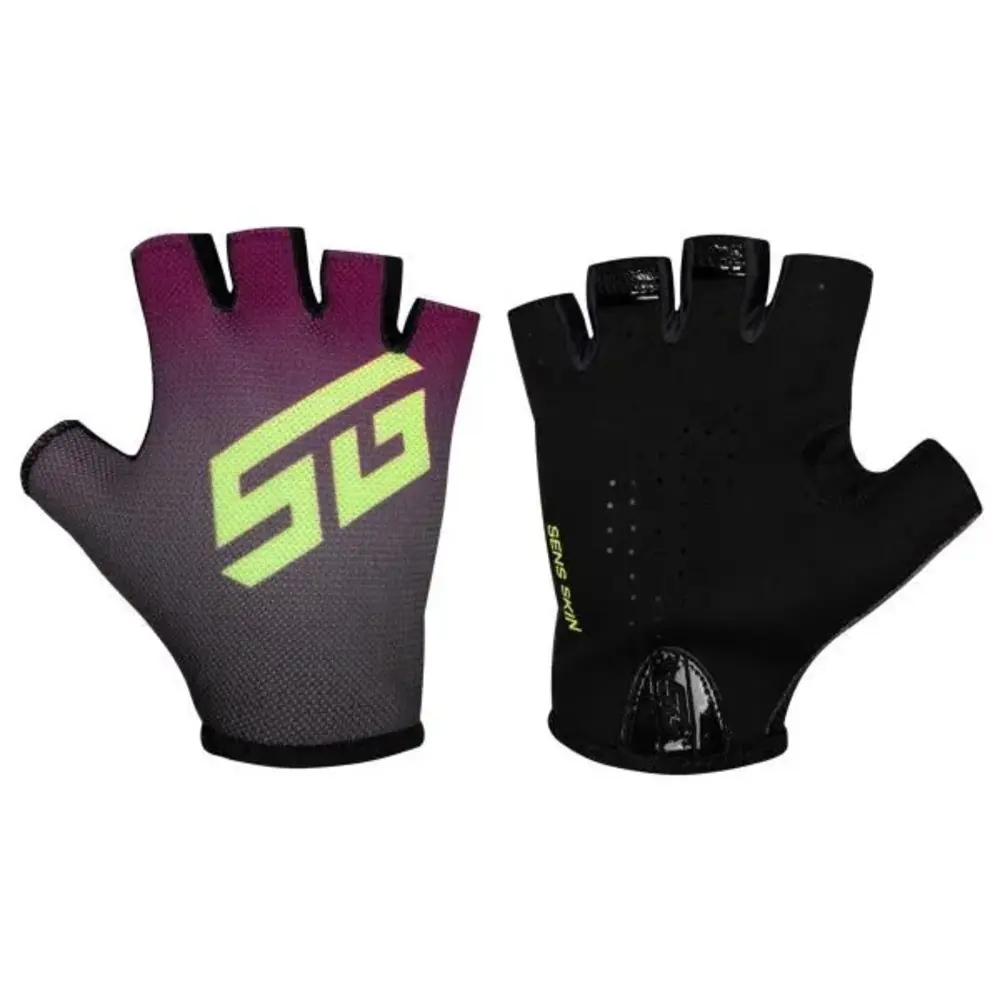 картинка Перчатки STG Sens Skin (черный/ бордовый) | велосалон Драйв г. Липецк