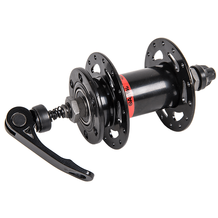 картинка Втулка передняя ANTAI AFD-910G стальная на пром. подшипниках., под диск, 32 отверстия, под гайку 3/8 | велосалон Драйв г. Липецк